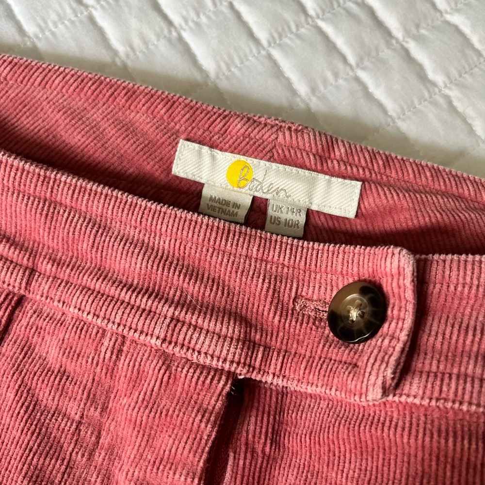 Boden Rose Corduroy Trousers